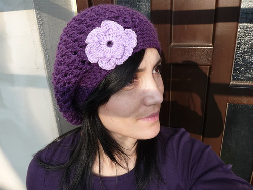 Fialový baret — foto 1