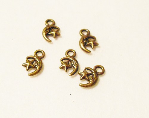 Přívěsek měsíček 5ks 344 — foto 1