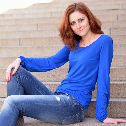Lady in blue, vel. L — foto 1