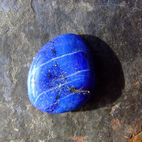 Lapis lazuli, kabošon č.522 — foto 1