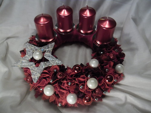 Adventní červenostříbrný — foto 1
