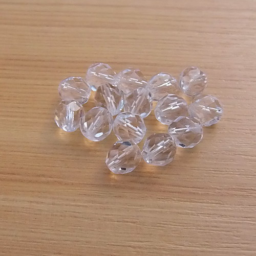 Ohňovky čiré 8 mm - 15 ks