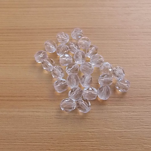 Ohňovky čiré 6 mm - 30 ks