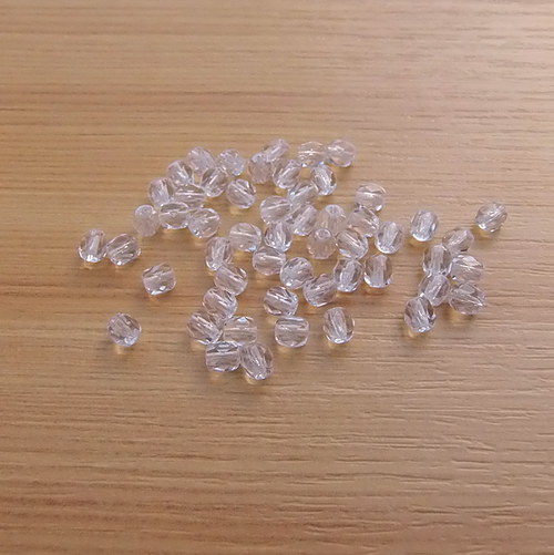 Ohňovky čiré 4 mm - 50 ks