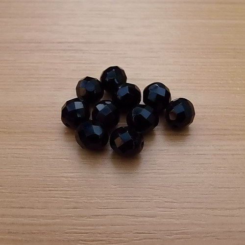 Ohňovky černé 8 mm - 15 ks