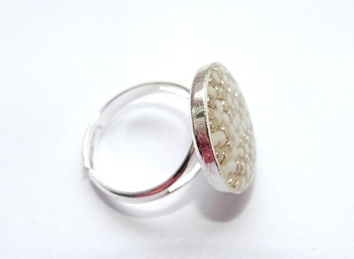 Silver delicacy - kulatý prstýnek — foto 1