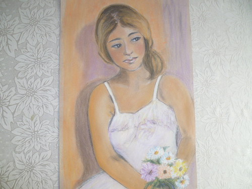 Dívka s květy