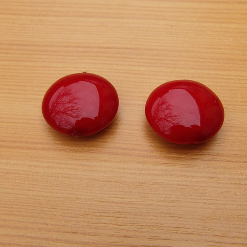 Skleněné lentilky -21 mm - 2 kusy