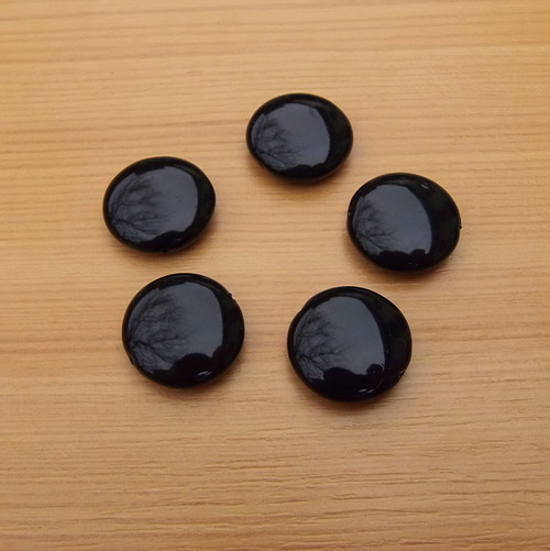 Skleněné lentilky -17 mm - 5 kusů