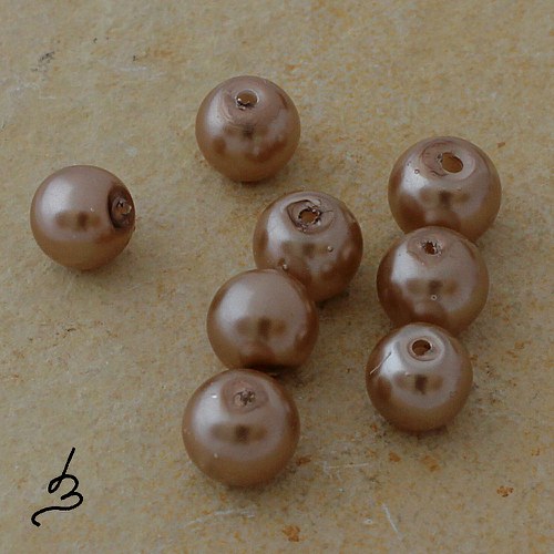 Voskovky zlaté 8 mm, 20 ks