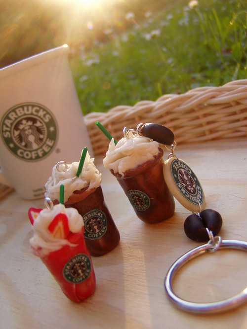 Starbucks náušnice — foto 1
