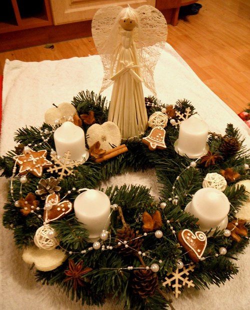 Andělský adventní věnec — foto 1