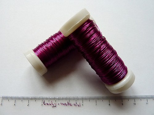 Lakovaný drát 0,3mm - růžový — foto 1