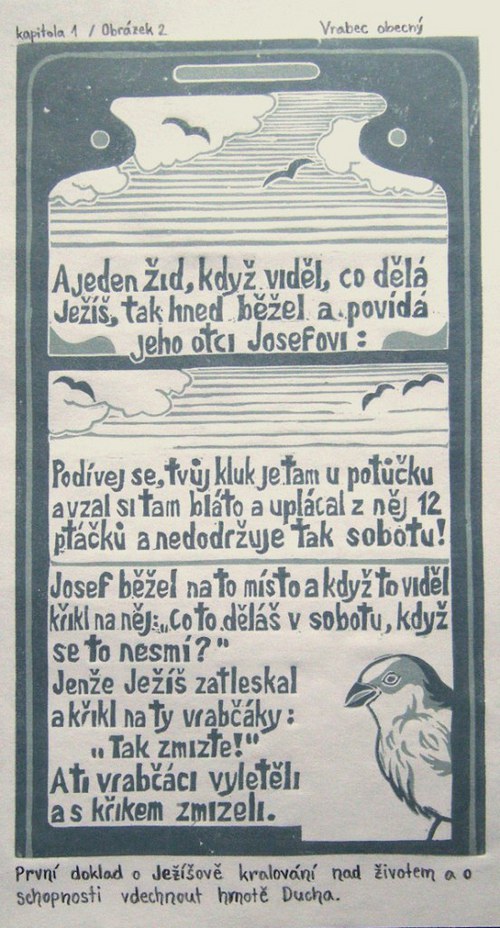 Vrabčáci - list z Pseudotomášova ev. — foto 1