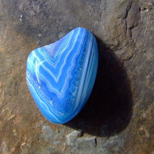 Achát - kabošon č.548 — foto 1