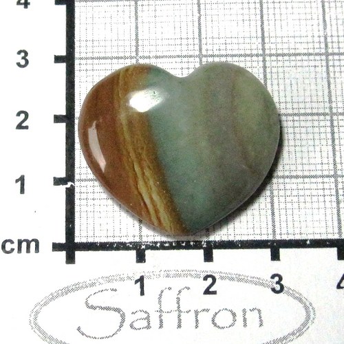 Srdce z polychromního jaspisu č.6 — foto 1