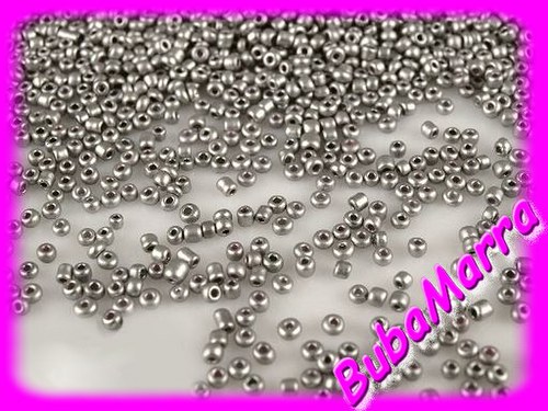 ~ ROKAJL ~ KOVOVĚ STŘÍBRNÝ mat ~ 3mm - 20g ~