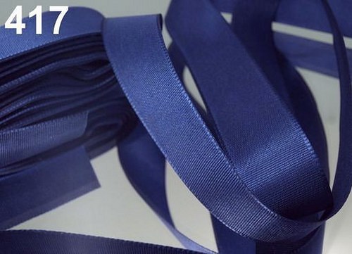 10 m taftové stuhy, barva tmavě modrá