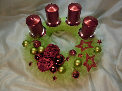 Adventní zelenočervený - na přání — foto 1