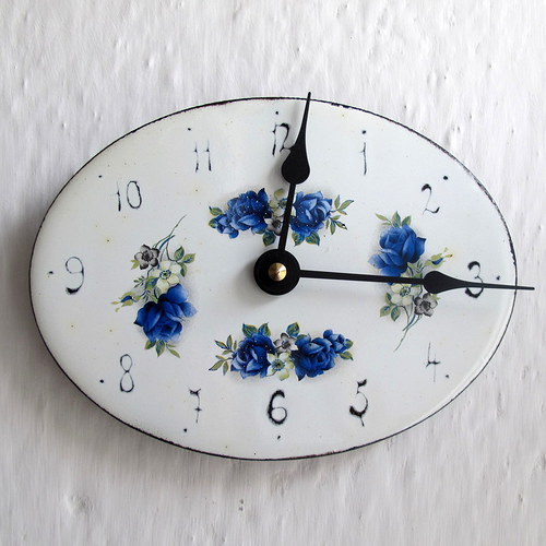 Smaltované hodiny 163 — foto 1