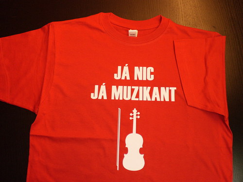Tričko - JÁ NIC JÁ MUZIKANT — foto 1