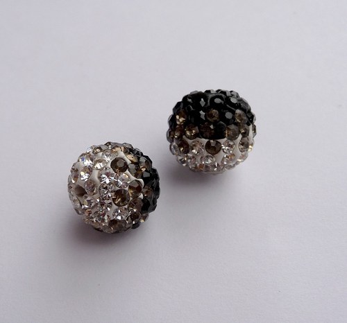 Shamballa korálek 12mm 1ks