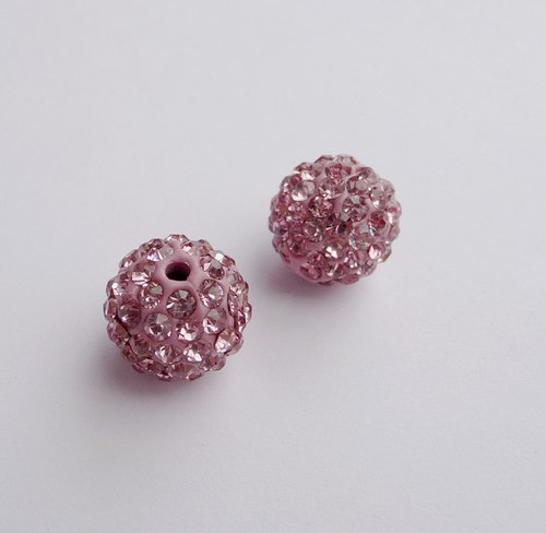 Shamballa korálek 12mm 1ks