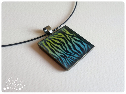 Modrozelená zebra — foto 1