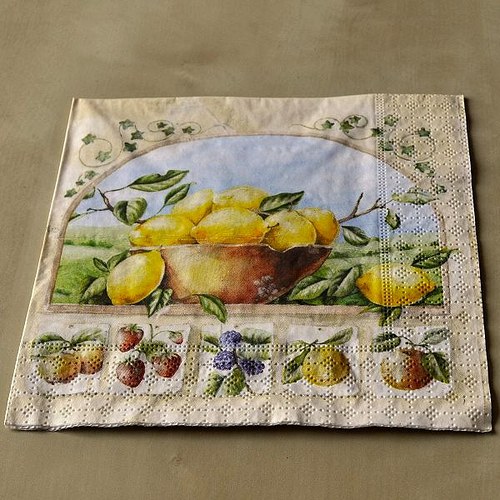 Ubrousek - Zátiší s citrony — foto 1