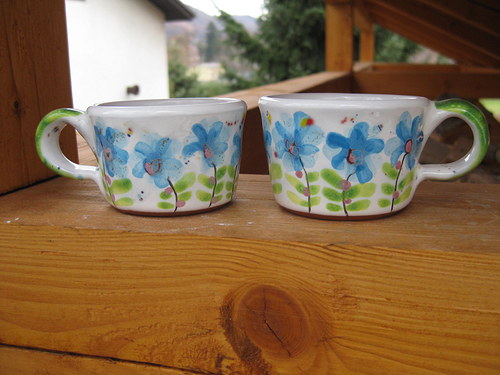 Picolo s modrým kvítím..0,1l — foto 1