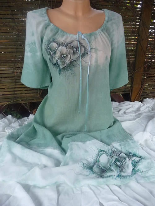 Zelené šaty (zakázka) — foto 1