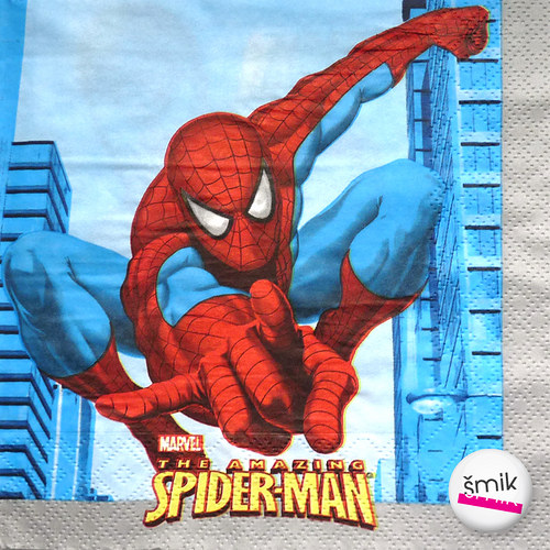 Ubrousek se spidermanem