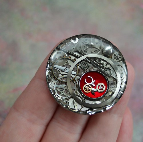 Clear brooch — foto 1