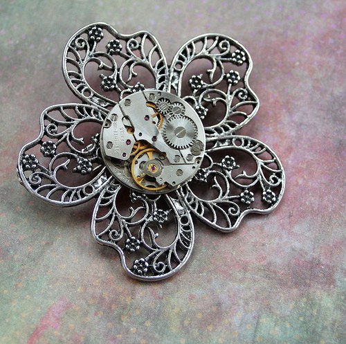 Flower brooch — foto 1