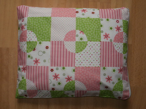 Pohankový (špaldový) polštářek - patchwork