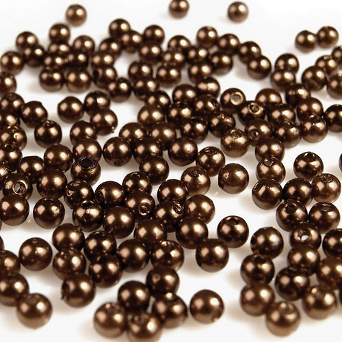 Korálky plastové kulička Ø 4mm 200Ks KK27