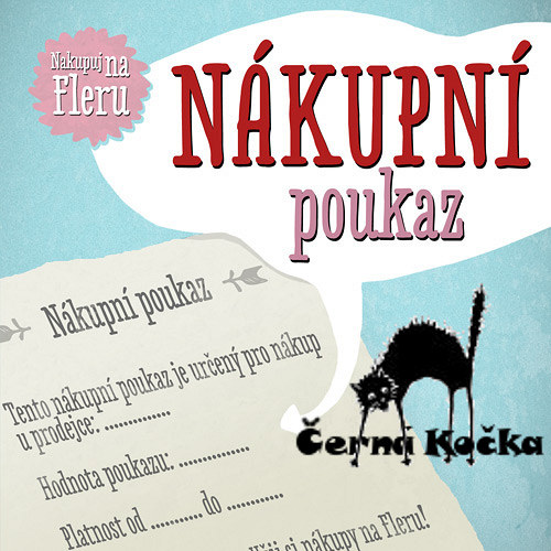 Nákupní poukaz 200 Kč u prodejce černá kočka