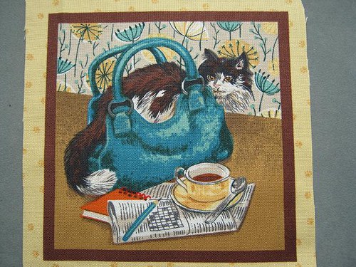 Kočky IV - panel 12x12cm — foto 1