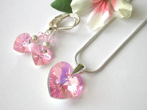 Swarovski sada Light Rose AB ( 10 + 18 )..AKCE — foto 1