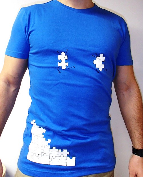 Tričko pánské Puzzle — foto 1