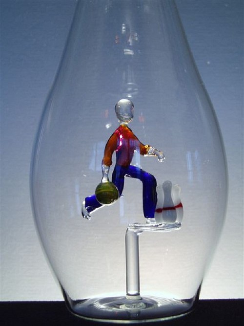 Láhev s KUŽELKÁŘEM 0,5 l