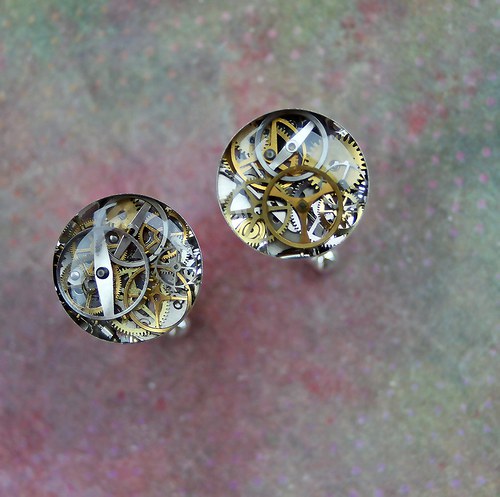Manžetové knoflíčky /transparent/ — foto 1
