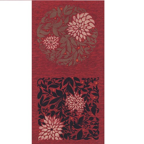Látka Vínový ornamentový panel 60 cm — foto 1