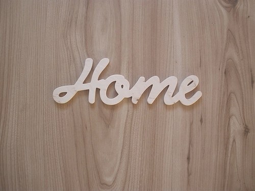 Nápis HOME — foto 1