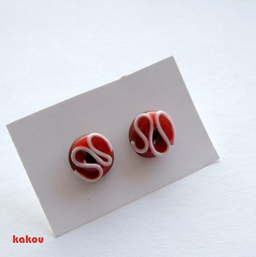 Naušničky koblížky 3 — foto 1