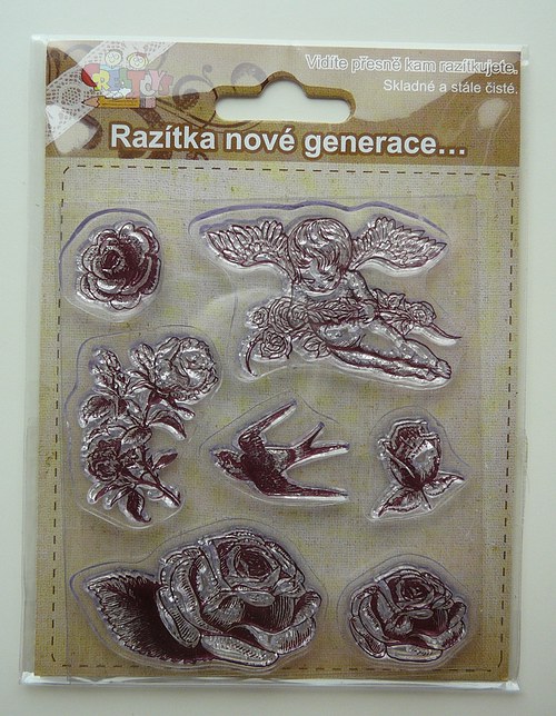 Razítko vánoční motivy 1,5 - 4,5 cm