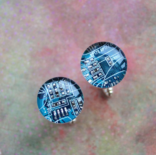 IT manžetové knoflíčky /blue/ — foto 1