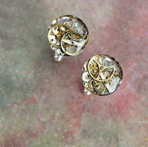 Manžetové knoflíčky /transparent/ — foto 1
