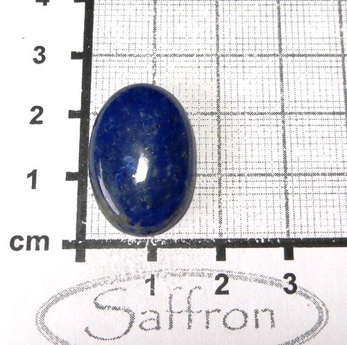 Lapis lazuli, přírodní, kabošon č.06 — foto 1