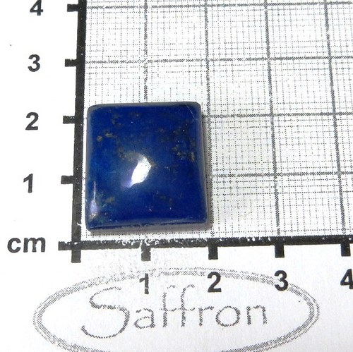 Lapis lazuli, přírodní, kabošon č.07 — foto 1